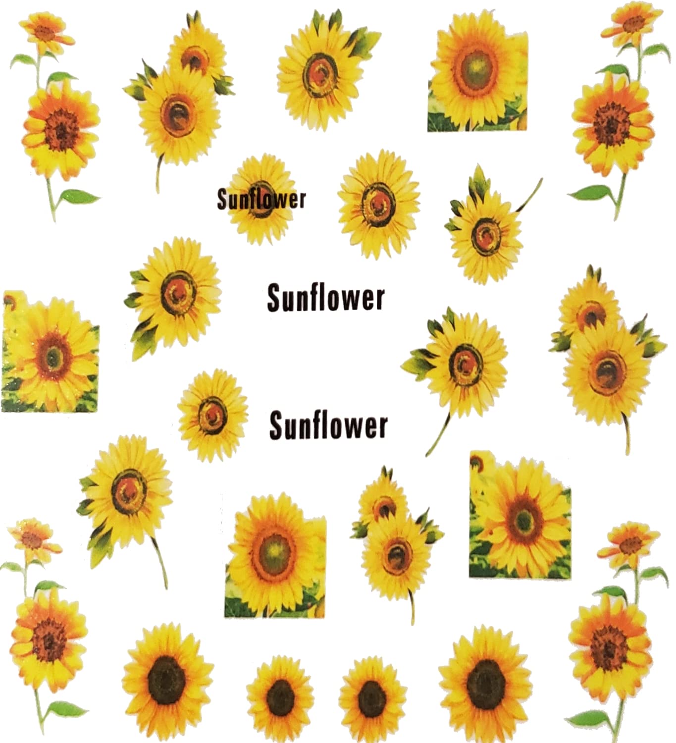 Nothing says Summer more than a Sunflower! These fingernail water decals are sure to brighten your day.