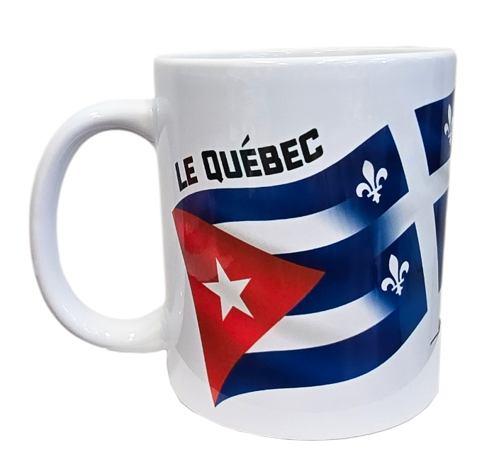 LaCubaQuoise Le Quebec Soutien le Peuple Cubain - 12 oz mug