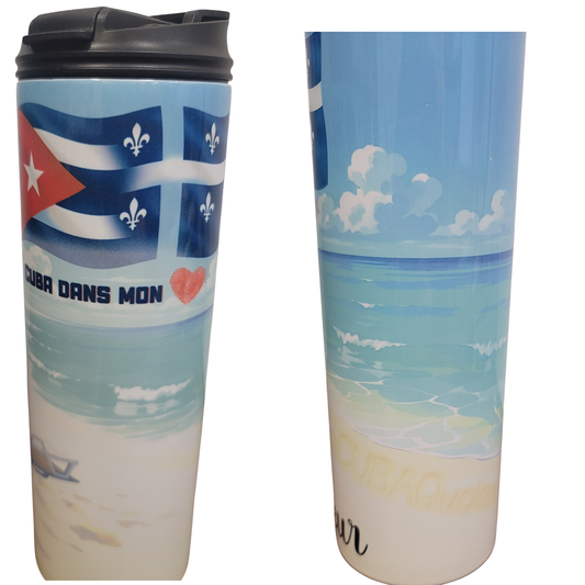 LaCubaQuoise 20 oz tumbler