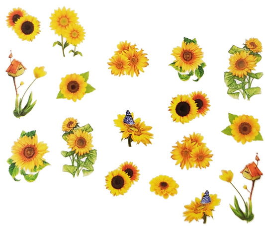 Nothing says Summer more than a Sunflower! These fingernail water decals are sure to brighten your day.