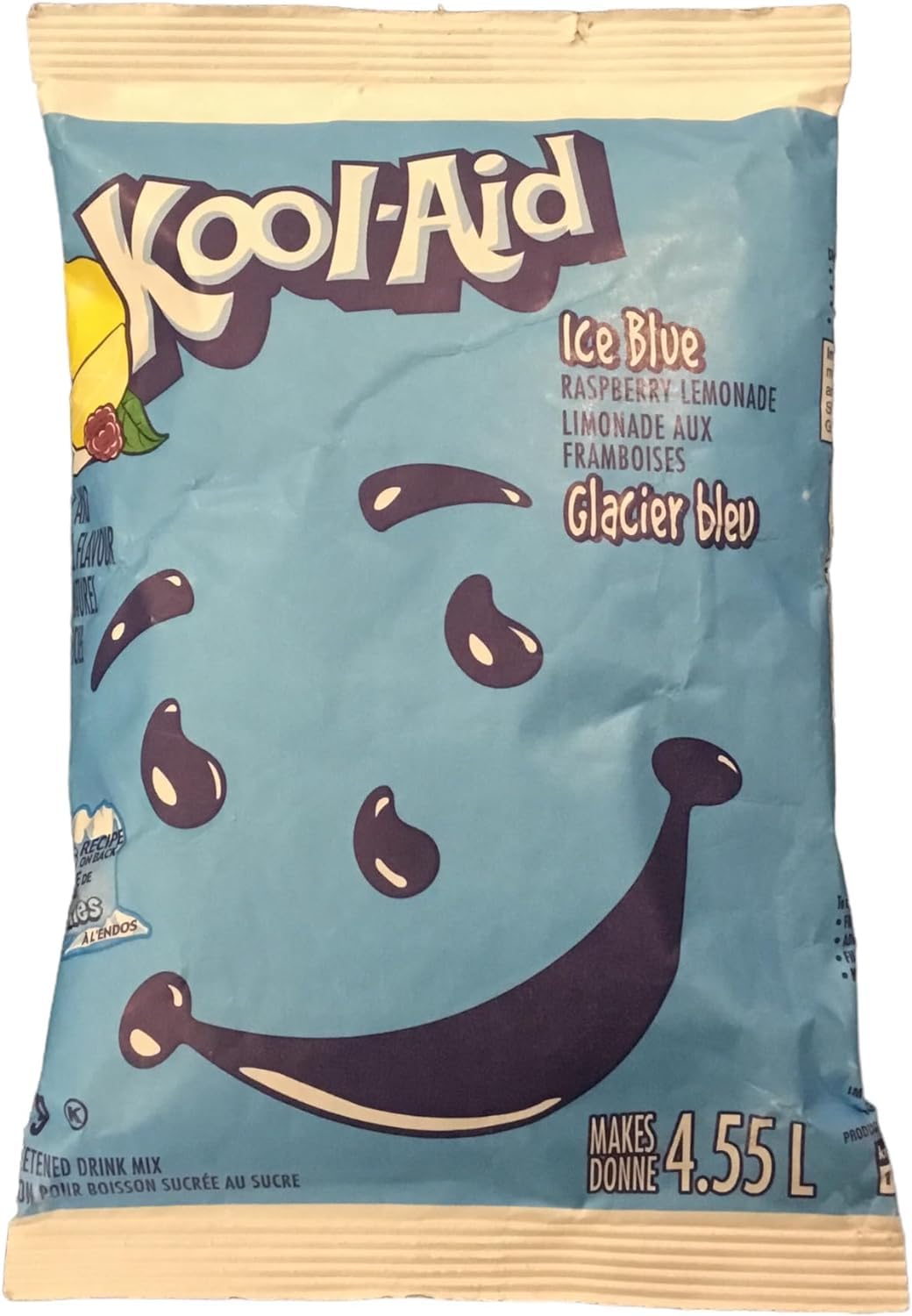 Orange Drink Mix Crystals, Cherry Sweetened Mix - Ice Blue Raspberry Lemonade Slushie Mix 392g Each ( 3 packs in bundle ) - Comes with 2 Paper Straws and 1 Exclusive PALiSOL CREATiONS Stickers Red Drink - Blue Mix - Orange