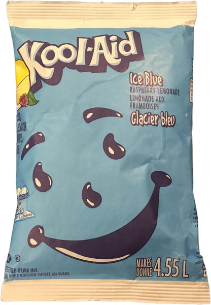 Orange Drink Mix Crystals, Cherry Sweetened Mix - Ice Blue Raspberry Lemonade Slushie Mix 392g Each ( 3 packs in bundle ) - Comes with 2 Paper Straws and 1 Exclusive PALiSOL CREATiONS Stickers Red Drink - Blue Mix - Orange