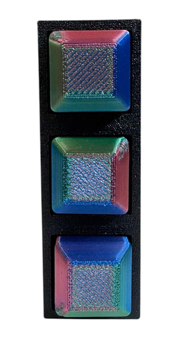 Triple-Sensory Spike Fidget Keychain / Porte-clés Fidget à Pointes – Sensory Stim Stick Keychain / Porte-clé Bâton Stimulant