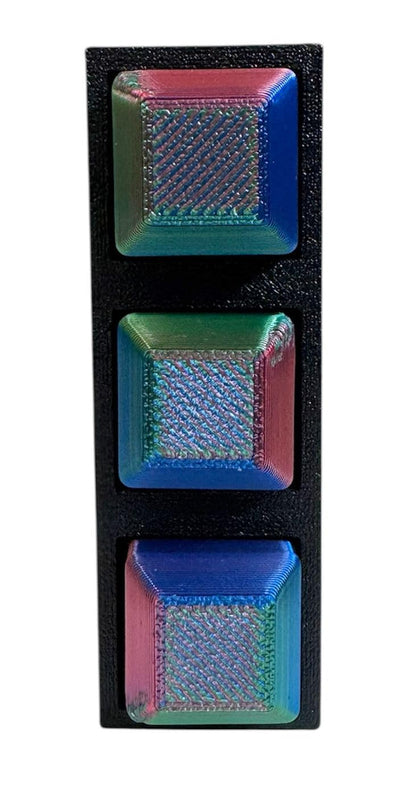 Triple-Sensory Spike Fidget Keychain / Porte-clés Fidget à Pointes – Sensory Stim Stick Keychain / Porte-clé Bâton Stimulant