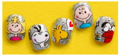 Funtastic Nail Art Stickers - Adorable Dog & Friends Collection Charlie - Hearts - Lucy - Flowers - Cute Dog Cartoons - Red Dog House