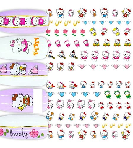 Kitty in Different Poses cat as a Ballerina Kitty as a Witch as Lovely You Will Love These Pink and Blue Hearts with Wings