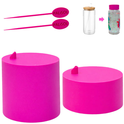 Glitter Funnel for Snow Globe Tumblers – Sparkle Funnel with Pick – for Easy Glitter Filling - Entonnoir Pailleté Pour Tasses Snowglobe