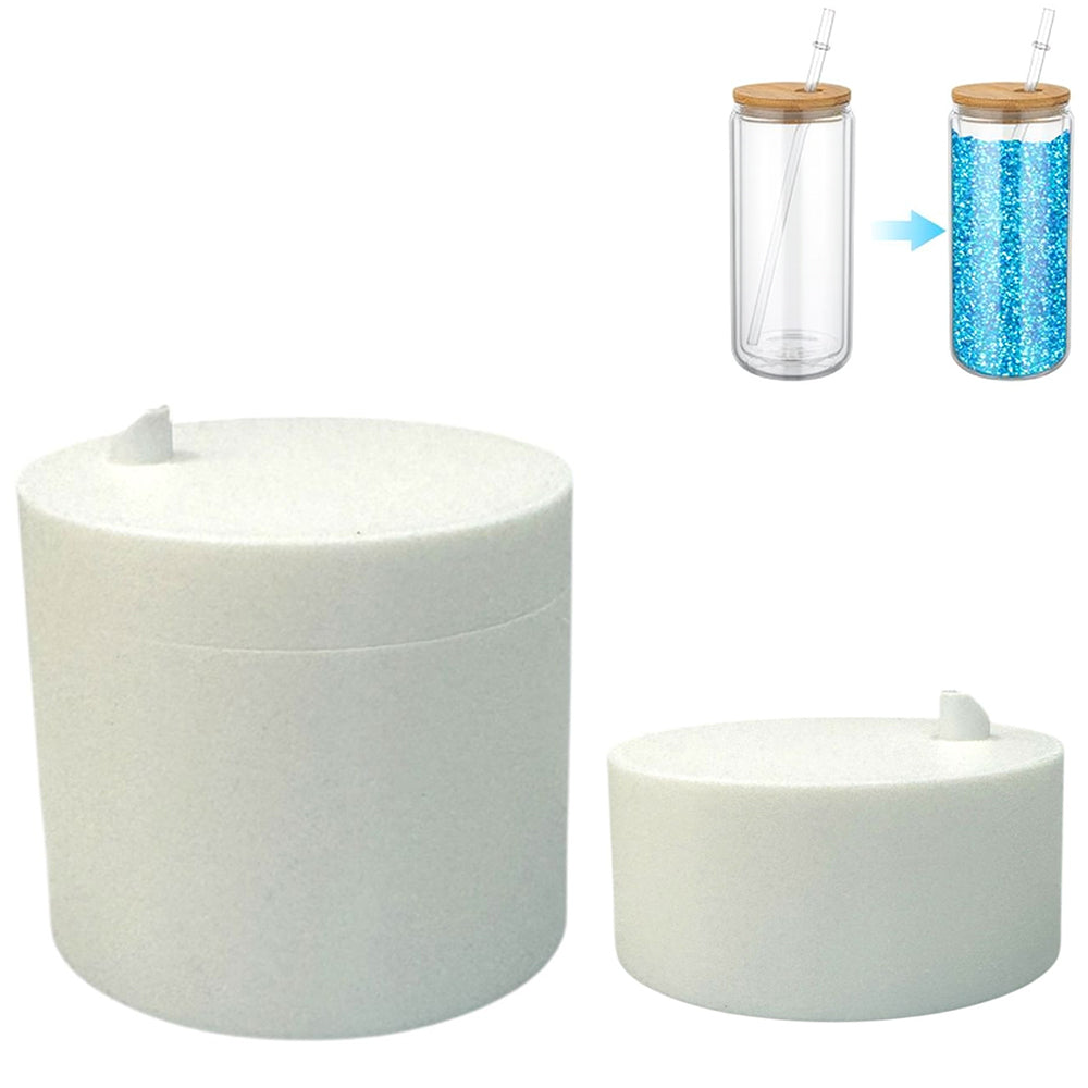 Glitter Funnel for Snow Globe Tumblers – Sparkle Funnel with Pick – for Easy Glitter Filling - Entonnoir Pailleté Pour Tasses Snowglobe