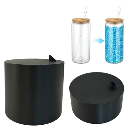 Glitter Funnel for Snow Globe Tumblers – Sparkle Funnel with Pick – for Easy Glitter Filling - Entonnoir Pailleté Pour Tasses Snowglobe