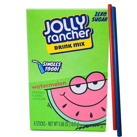 Low Carb Zero Sugar Drink Mix - 1 box of Watermelon - 6 Single Servings - Sugar Free