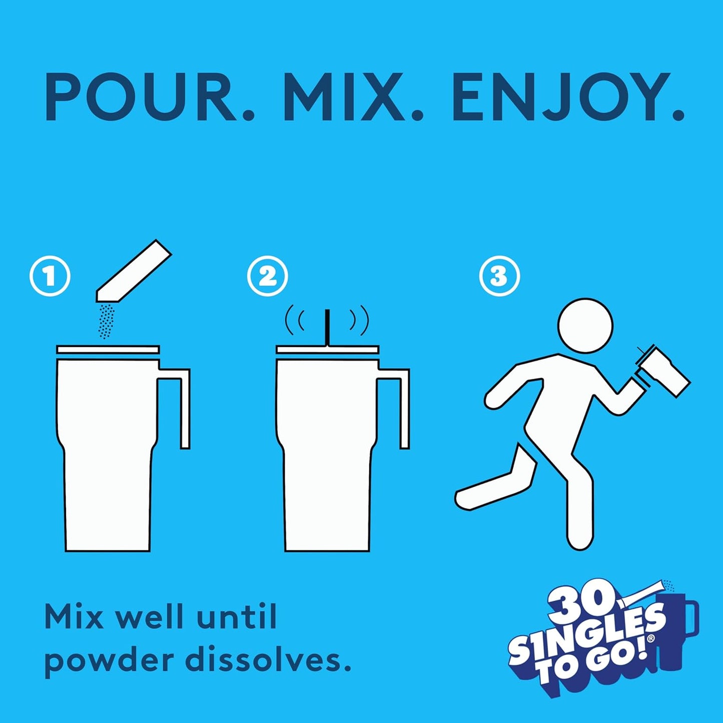 Jolly Rancher Zero Sugar Drink Mix Variety Pack – 30 Singles To Go (89.1g)  – Green Apple, Blue Raspberry, Cherry & Watermelon / Mélange à Boisson Sans Sucre – 30 Portions – Pommes, Framboise Bleue, Cerise & Melon d’Eau