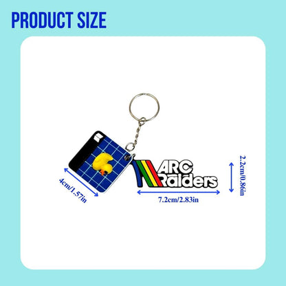 ARC Raiders Inspired Blueprint Keychain, ARC Raider Merch, Loot Duck, Sci-Fi Keychain, Gaming Fan Art - Gaming Keychain – Gamer Gift