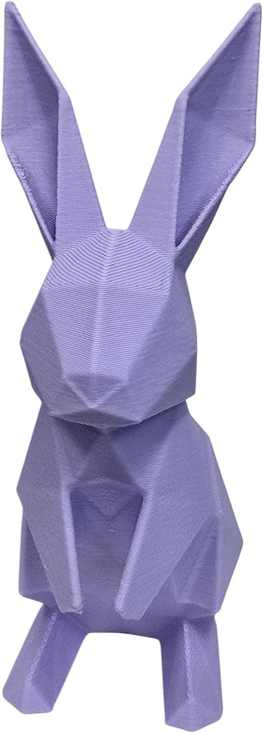 Handmade Origami Bunny Set of 3 – 4in 3D Printed Geometric Rabbits | Modern Easter & Spring Decor | Artisan Low Poly Tabletop Display