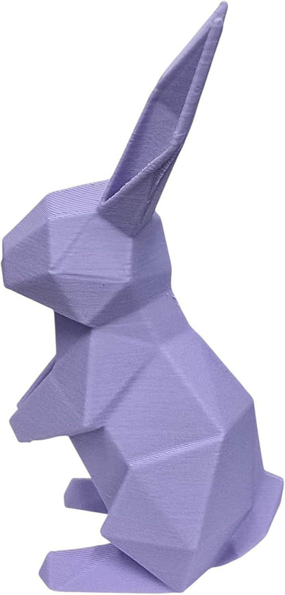 Handmade Origami Bunny Set of 3 – 4in 3D Printed Geometric Rabbits | Modern Easter & Spring Decor | Artisan Low Poly Tabletop Display