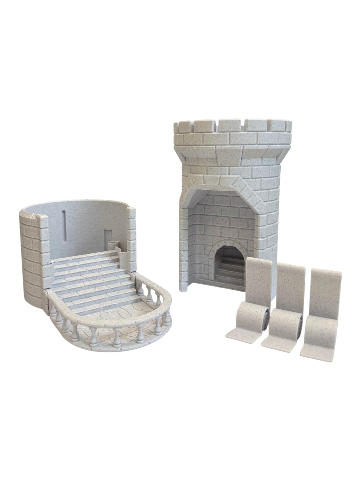Auto Reload Castle Dice Tower for DND – 3D Printed Dice Roller Tower – Tabletop RPG Dice Tower – Dungeon Master Gift – Dungeons and Dragons