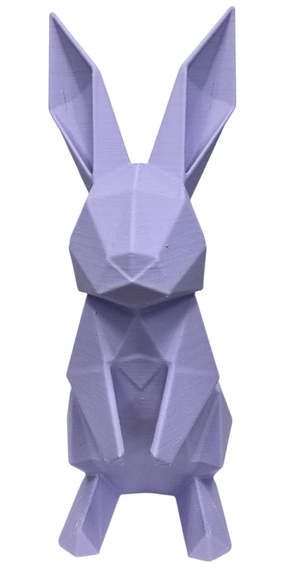 Origami Inspired 3D Printed Bunny Trio Set of Easter Rabbits 6in 8in 10in | Modern Spring Home Decor Tabletop Display | Lapins Style Origami