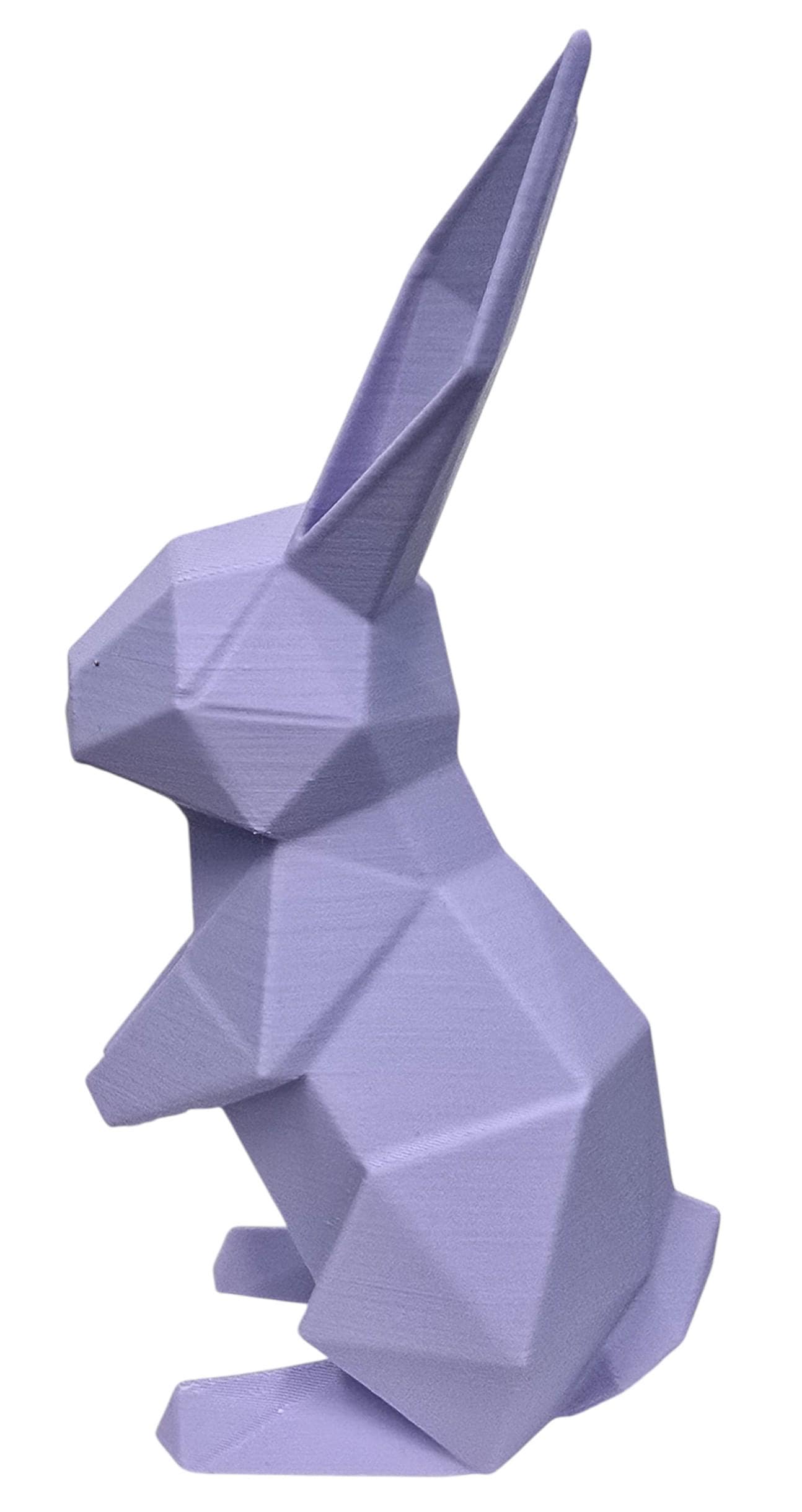 Origami Inspired 3D Printed Bunny Trio Set of Easter Rabbits 6in 8in 10in | Modern Spring Home Decor Tabletop Display | Lapins Style Origami