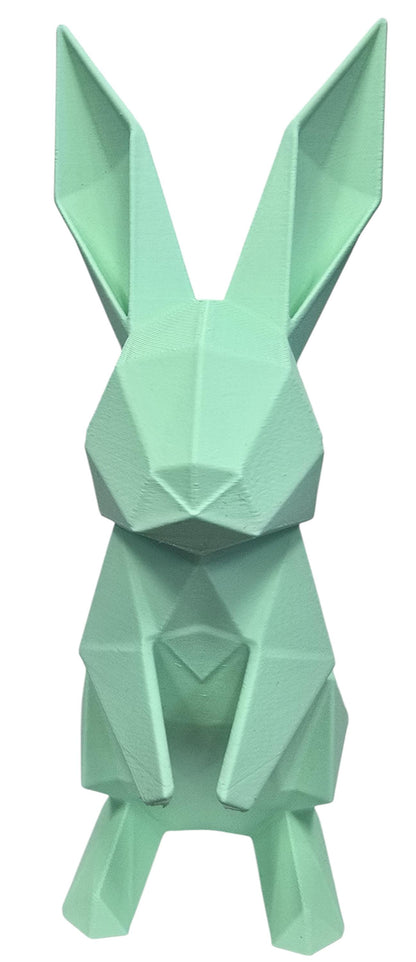 Origami Inspired 3D Printed Bunny Trio Set of Easter Rabbits 6in 8in 10in | Modern Spring Home Decor Tabletop Display | Lapins Style Origami