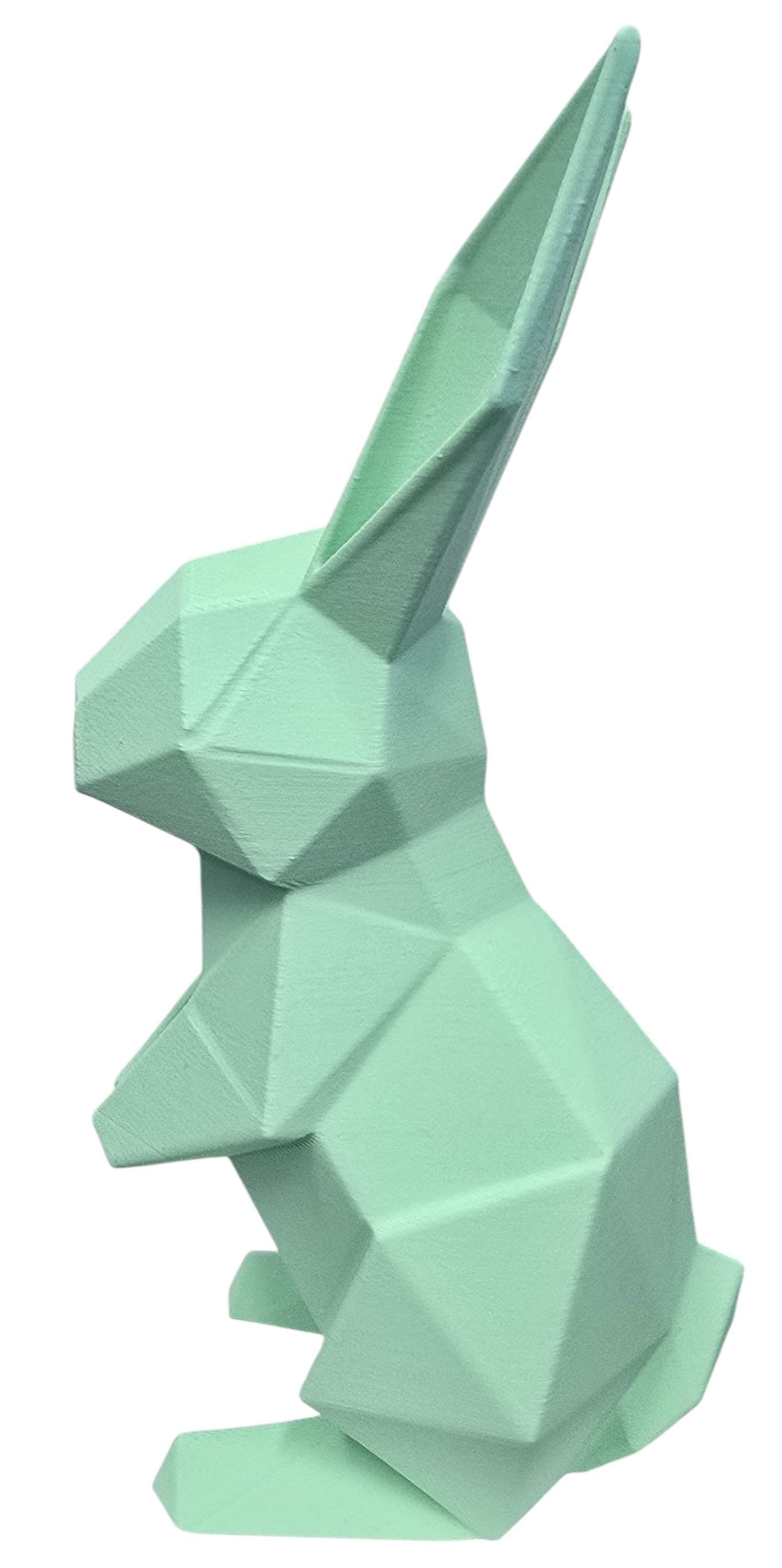 Origami Inspired 3D Printed Bunny Trio Set of Easter Rabbits 6in 8in 10in | Modern Spring Home Decor Tabletop Display | Lapins Style Origami