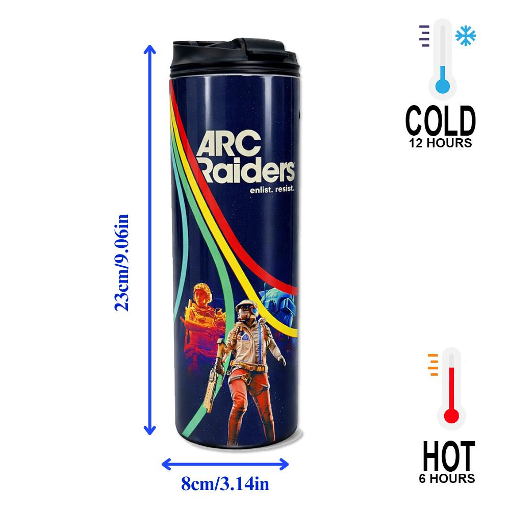 ARC Raiders Inspired 20oz Isothermic Tumbler with Double-Sip Lid, "Gimme Ur Goop" Edition, Unique & Collectible Gift for Gamers, Non-Slip