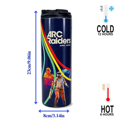 ARC Raiders Inspired 20oz Isothermic Tumbler with Double-Sip Lid, "Gimme Ur Goop" Edition, Unique & Collectible Gift for Gamers, Non-Slip