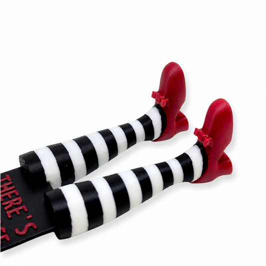 Wizard of Oz Bookmark, Ruby Slippers, "There's No Place Like Home" Quote, BookTok Accessory