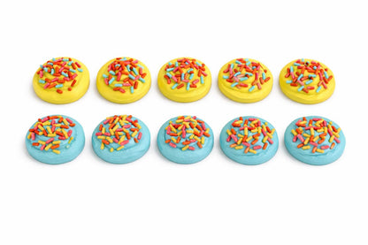 Magnetic Cupcake Tic-Tac-Toe Game, 3D Printed Dessert-Themed Board Game with Detachable Frosting Pieces