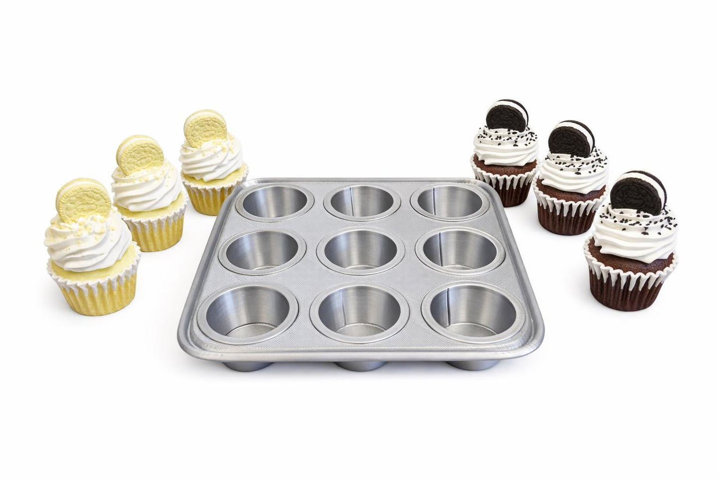 Magnetic Cookie Cupcake Tic-Tac-Toe Game, 3D Printed Dessert-Themed Board Game with Detachable Frosting Pieces