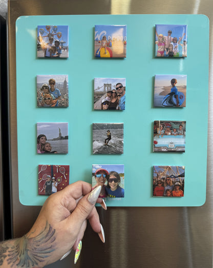 Custom 2"x2" Fridge Magnets – Personalized Sets of 6, 9, or 12 | Aimants personnalisés 2"x2" pour frigo – Ensembles de 6, 9 ou 12