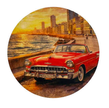 LaCubaQuoise - Combo Sous-verres en bois Cuba – et 2 Can kozzies