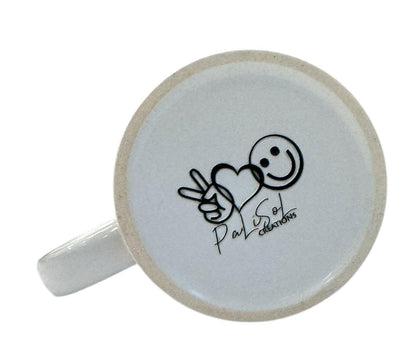 Merry Fishmas Ceramic Mug 12oz with Double-Sided Wooden Coaster | Funny Fishing Christmas Gift Set | Mug + Coaster Bundle – Tasse de Noël Pêcheur