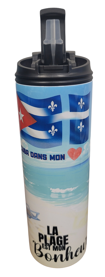 LaCubaQuoise 20 oz tumbler