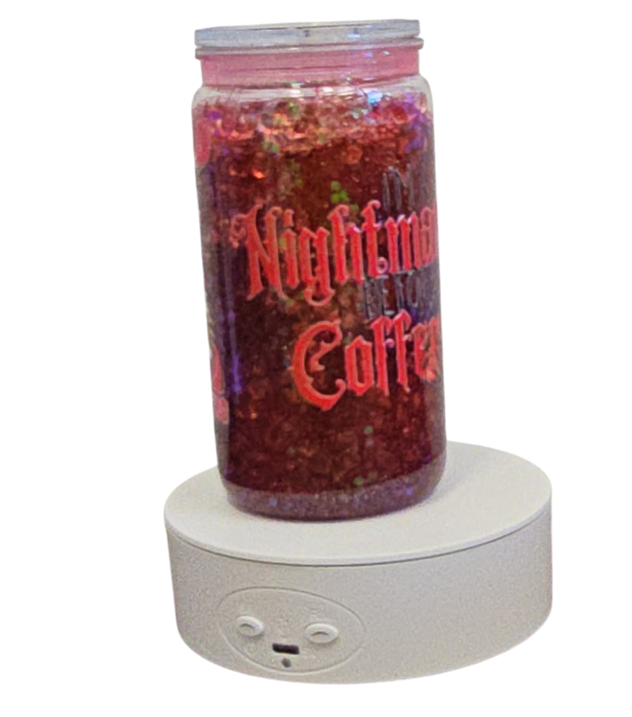 Freddy Krueger 16oz Halloween Snowglobe Tumbler with Straw / Gobelet d’Halloween Freddy Krueger 16oz avec paille