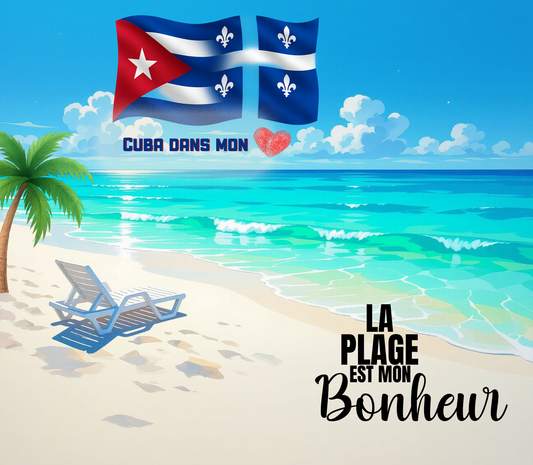 LaCubaQuoise 20 oz tumbler