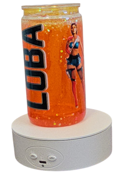 Loba Apex Legends Suspended Glitter 16oz Snowglobe Tumbler with Straw / Gobelet Loba Apex Legends Effet Paillettes Suspendues 16oz avec paille