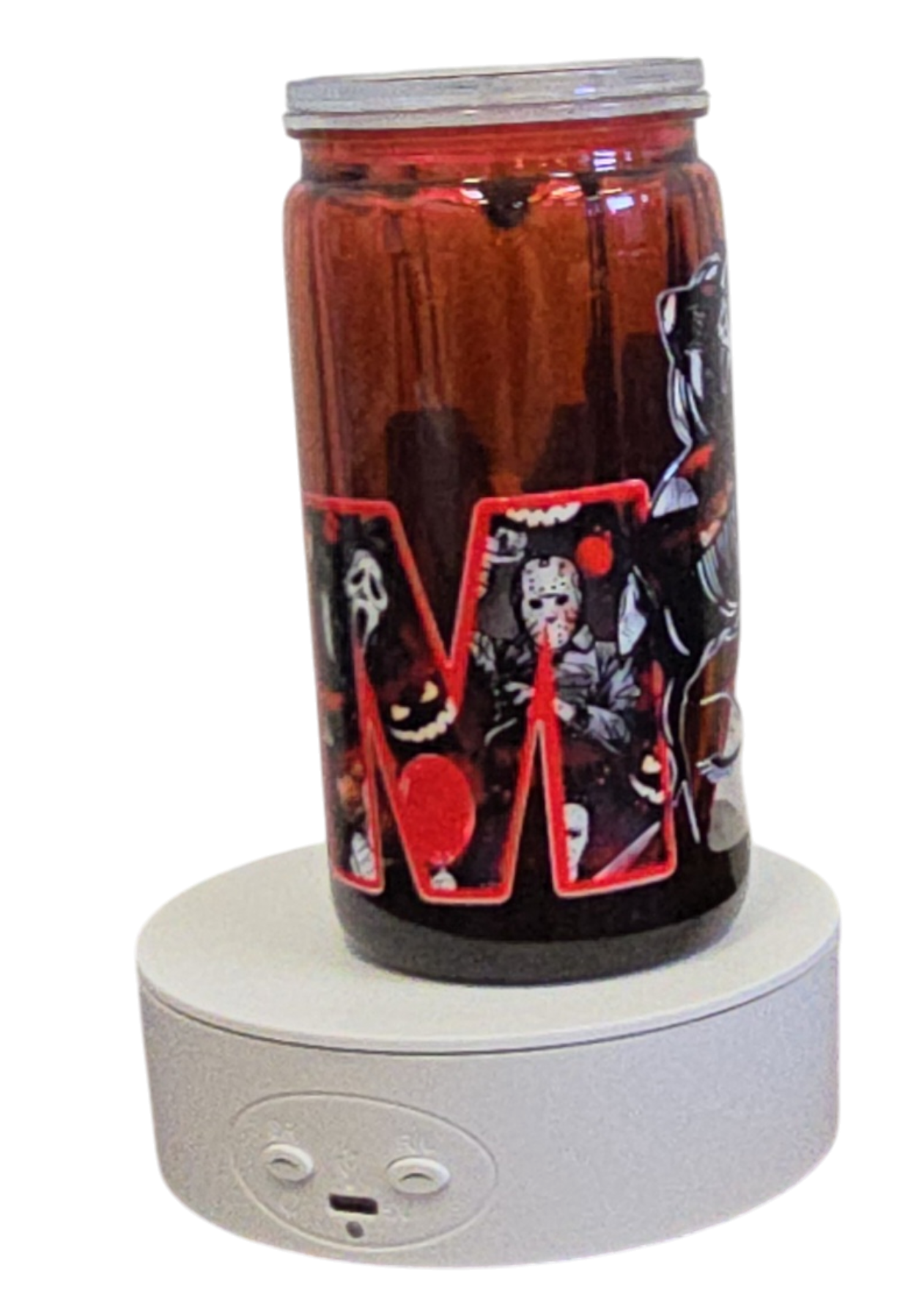 Mom Life 1True Crime Junkie 16oz Blood Drip Halloween Snowglobe Tumbler with Straw / Gobelet d’Halloween 16oz Mom Life Effet Sanglant avec paille