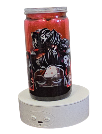 Mom Life 1True Crime Junkie 16oz Blood Drip Halloween Snowglobe Tumbler with Straw / Gobelet d’Halloween 16oz Mom Life Effet Sanglant avec paille