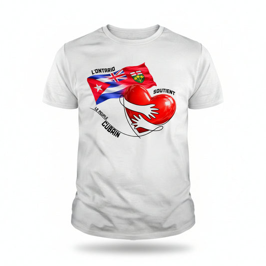 LaCubaQuoise -T Shirt - L'Ontario soutient le peuple Cubain