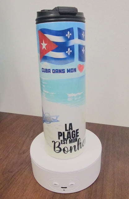 LaCubaQuoise 20 oz tumbler