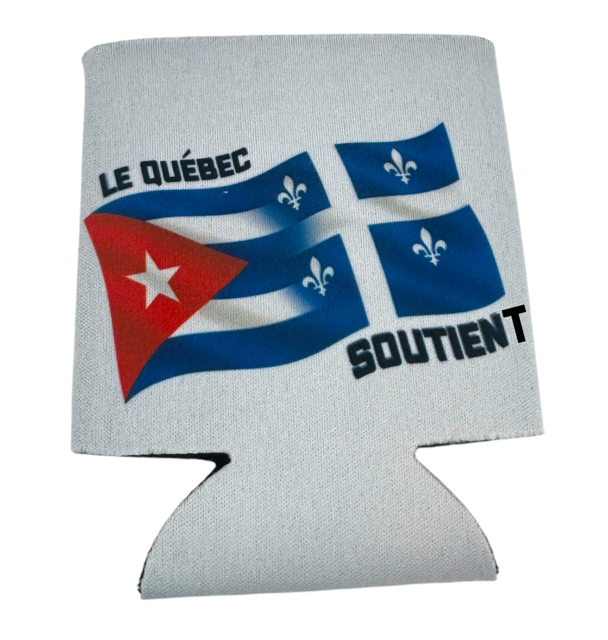LaCubaQuoise - Le Québec Soutien le Peuple Cubain – Can Koozies (Set of 2)